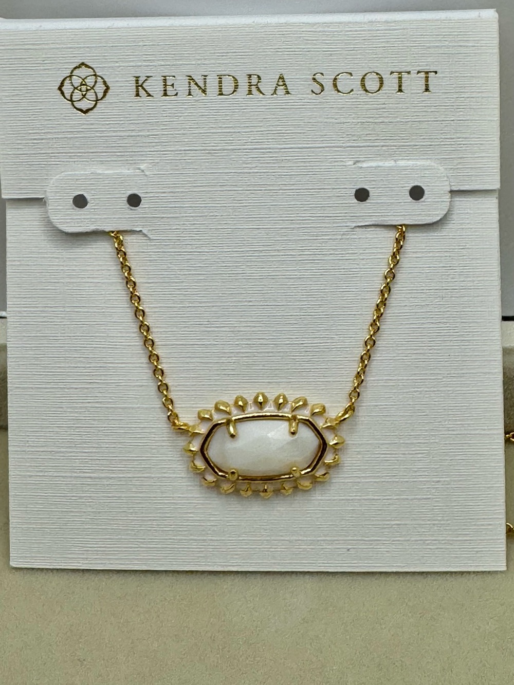 Kendra Scott Elisa Color Burst Frame Necklace‎ NEW